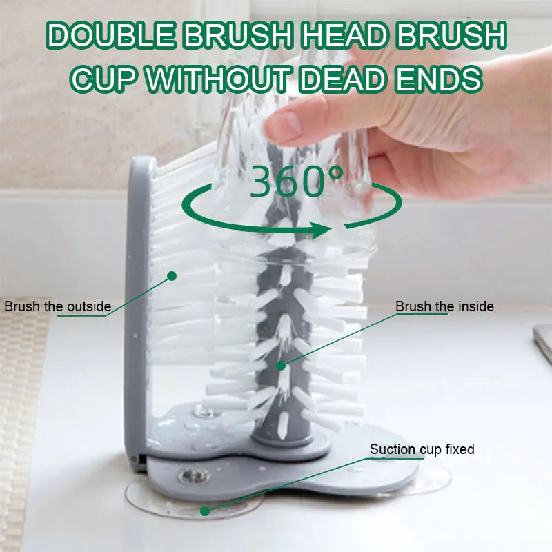 2 In 1 Cleaning Brush Cup Scrubber